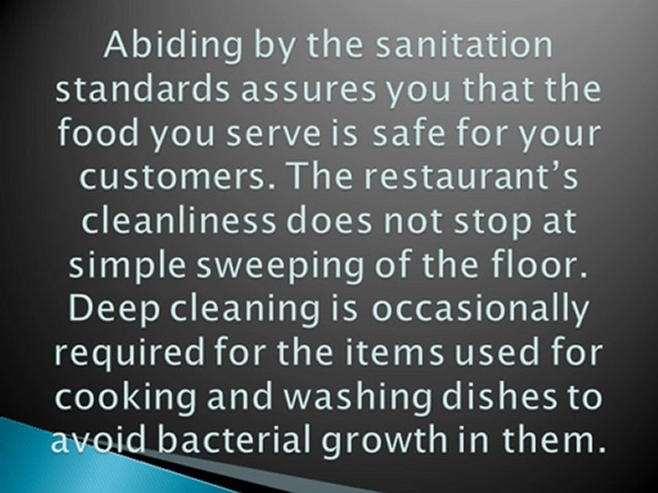Importance of Restaurant Hygiene