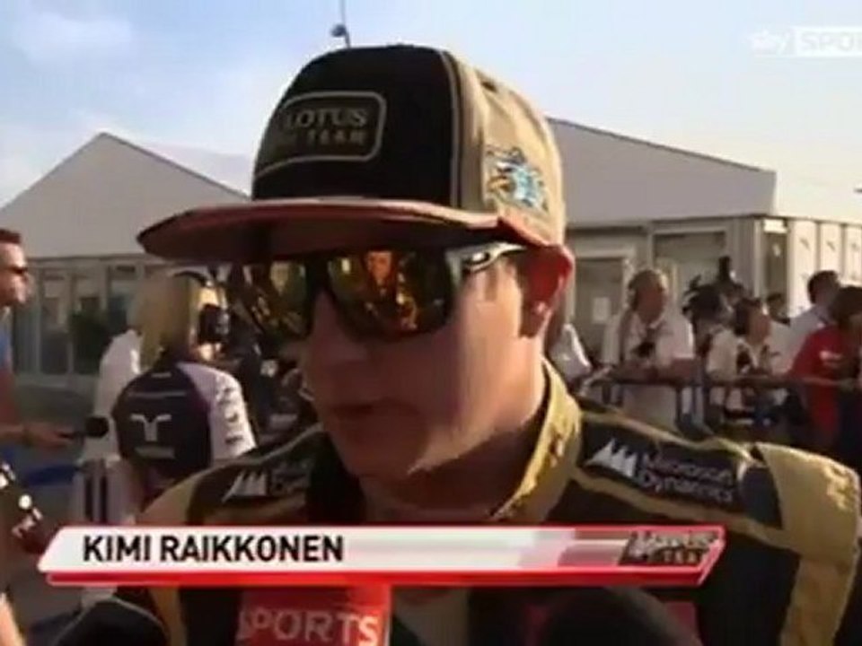 Japan 2012 Kimi Räikkönen Race Interview