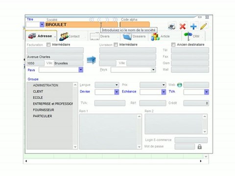 CRM - Optimizze: Importation - ERP - v16
