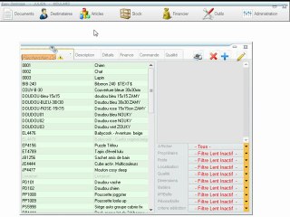 Articles - Optimizze: Recherche d'un article - ERP - v16