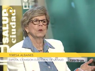 Teresa Albanes: Nos sentimos un poco tristes, pero nuestra esperanza está absolutamente viva