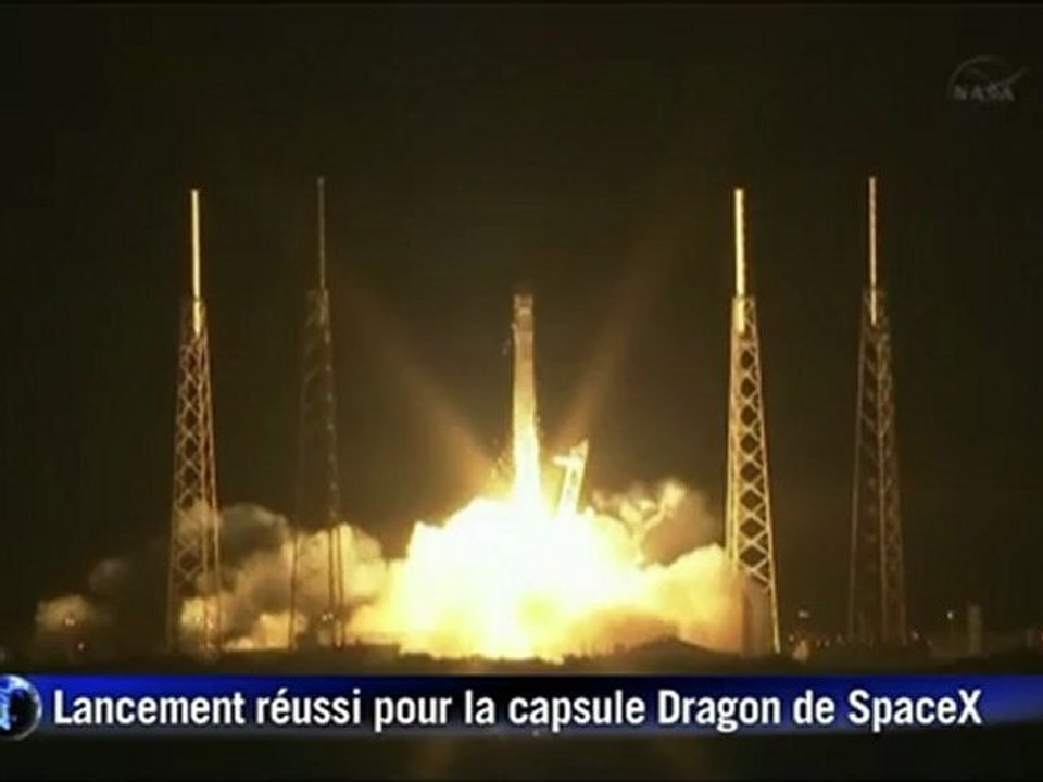 SpaceX lance avec succès sa capsule Dragon vers l'ISS