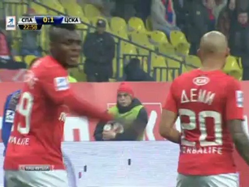 спартак- ЦСКА (первый тайм)