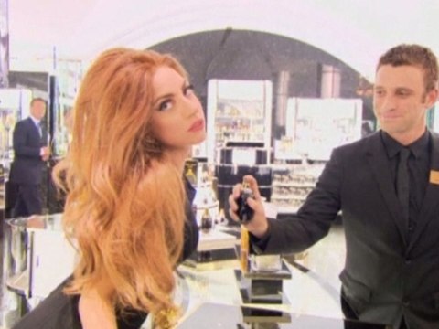 Lady Gaga sends Little Monsters wild at perfume launch