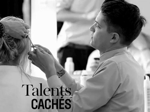 En backstage de la séance beauté Talents Cachés avec Mark Hampton