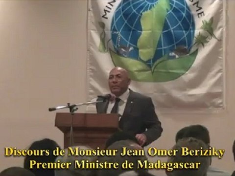 MADAGASCAR 2012 Medaille d'or Ministre du tourisme Jean Max Rakotomamonjy