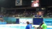 La ola dans le Palais des Sports de Marseille à l'occasion des championnats du Monde de pétanque 2012
