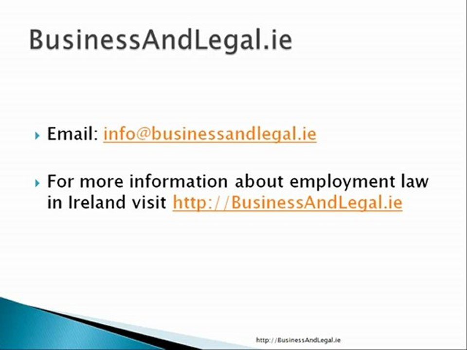 Redundancy Law in Ireland-An Overview