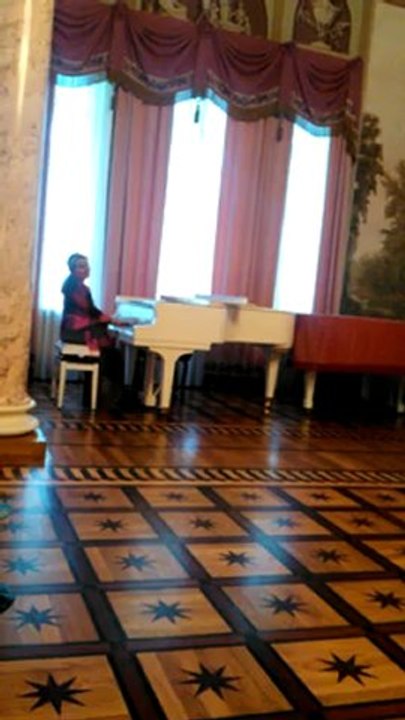 mini concert privé dans le palais de Loublino