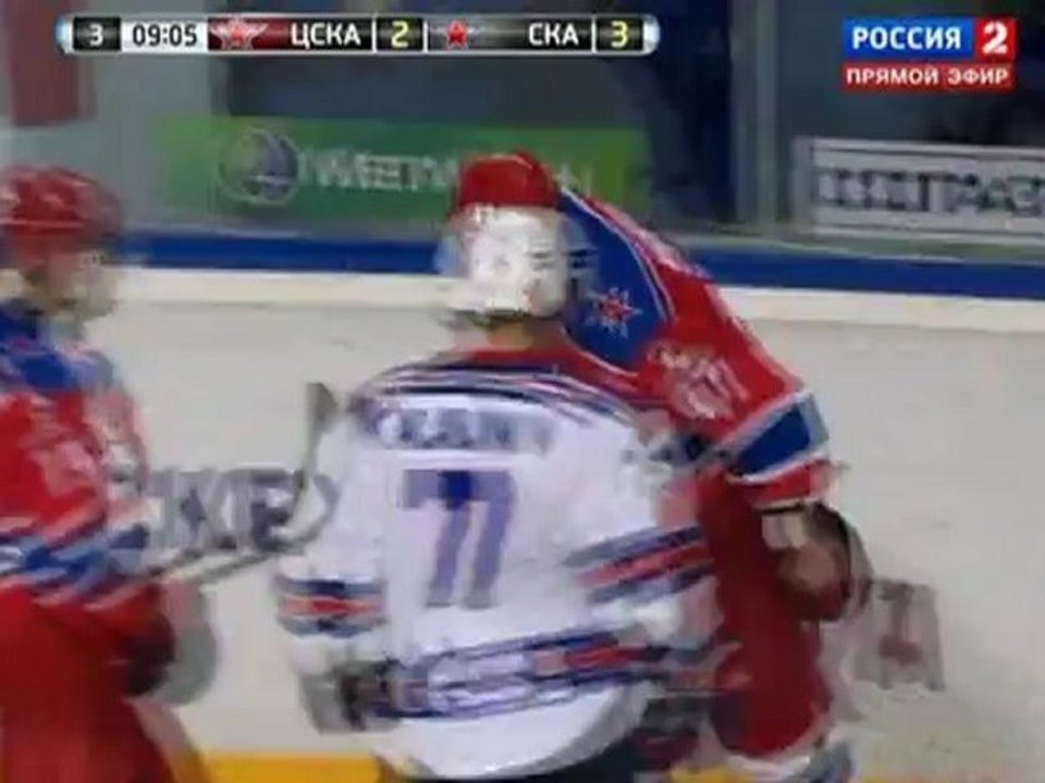 Hockey. 2012.10.08. KHL 2012-13. RS. CSKA - SKA. 2й