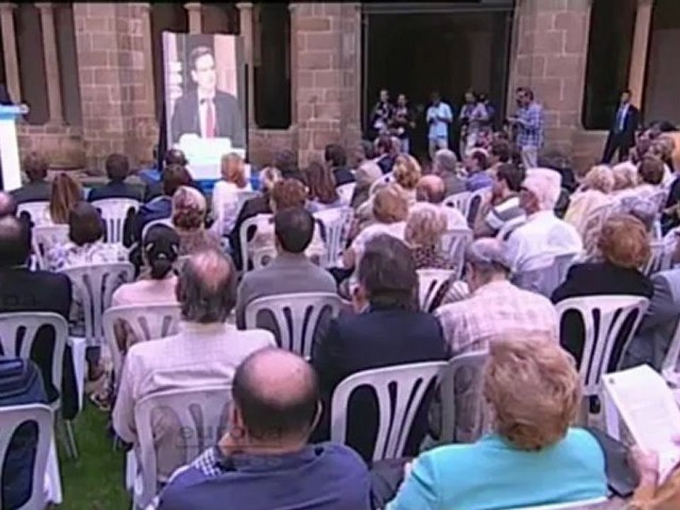 Basagoiti ofrece "seguridad y tranquilidad" a Euskadi