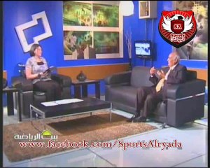 لقاء الاعلاميه سماح عمار مع المعلق محمود بكر فى بيت الرياضه