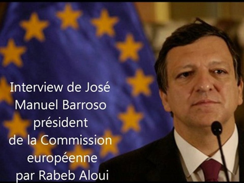 Interview de Jose Manuel Barosso par Rabeb Aloui