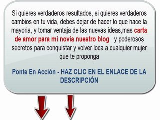 carta de amor para mi novia haz el tuyo