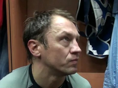 Олег Петров после игры с к.Северсталь 07.10.12.