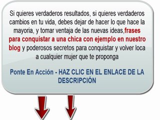 frases para conquistar a una chica