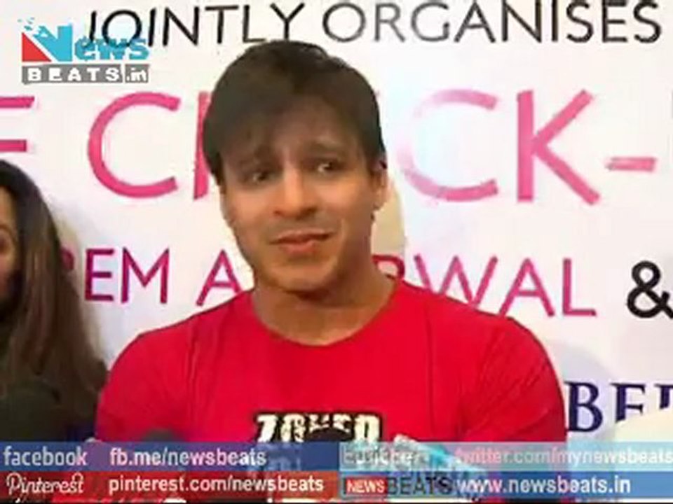 Vivek Oberoi & Amrita Rao @ Eye Checkup Camp For Cine Workers Part 2