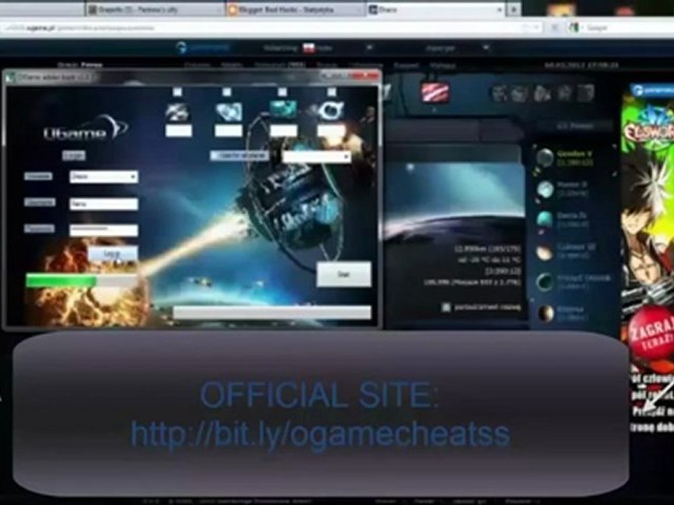 OGame Cheat Hack * FREE Download - October 2012 Update