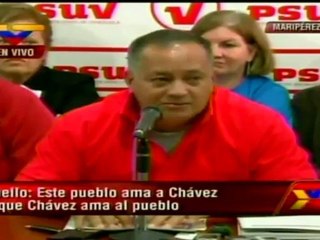 (Vídeo) PSUV exige respeto para los 8 millones de venezolanos que votaron por Chávez (2/2)