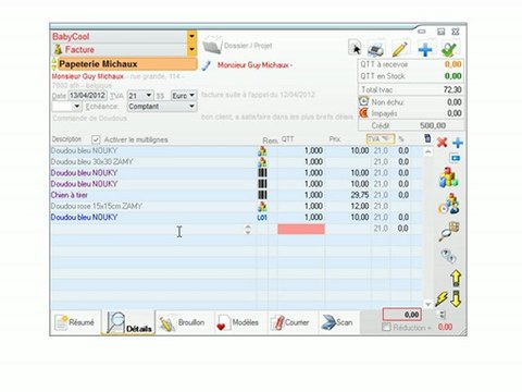 Documents - Optimizze: Encodage par dictionnaire - ERP - v16