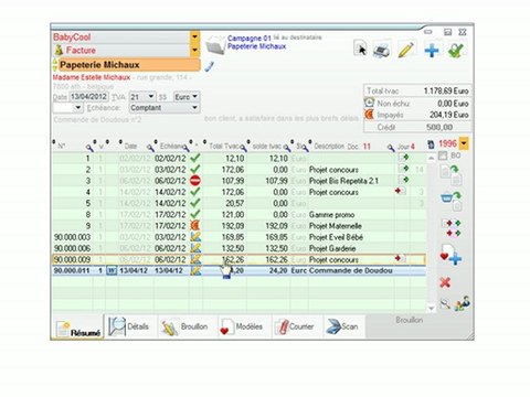 Documents - Optimizze: Suppression d'un brouillon - ERP - v16