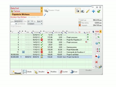 Documents - Optimizze: Recherche d'un document par son dossier - ERP - v16