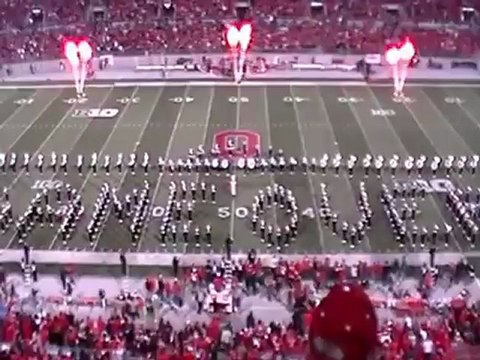 The Ohio State University Marching Band - TBDBITL Halftime 10-6-12 Video games Nebraska
