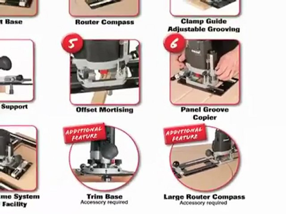 Embase de défonceuse multifonctions (ancien modèle) - HMDIFFUSION