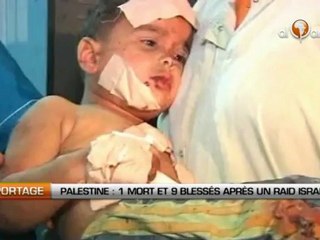 Palestine: Un mort et neuf blessés après un raid israélien