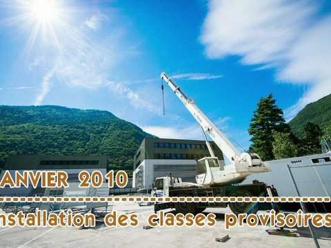 Le chantier de restructuration du collège de Moûtiers