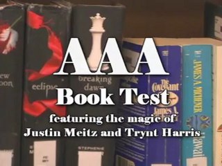 Anytime Anyplace Anybook (AAA) Book Test by Justin S. Meitz - Magic Trick
