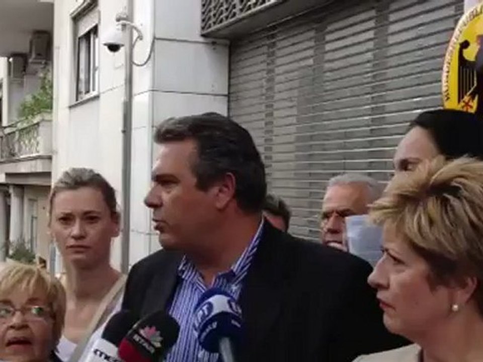 Δηλώσεις Καμμένου για την επίσκεψη Μέρκελ στην Ελλάδα - Γερμανική πρεσβεία 9/10/12