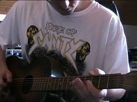 Traditional Delta Slide Blues in good ol' Germany - on FRAMUS Teenager parlor guitar