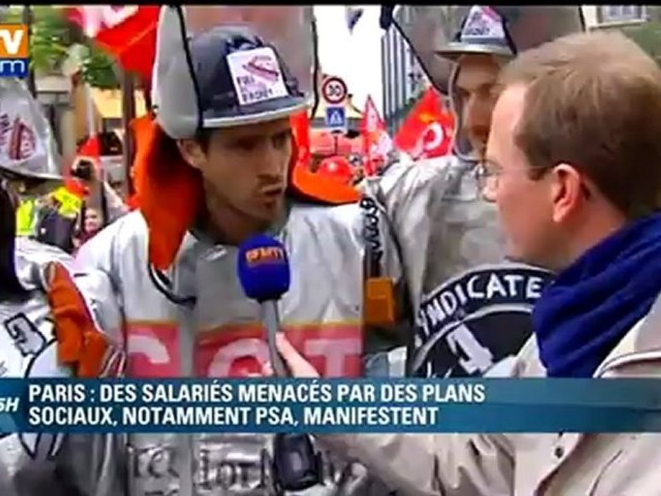 Mobilisation sociale en France : "On est venus dire 'non' à l'austérité"