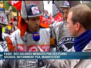 Mobilisation sociale en France : "On est venus dire 'non' à l'austérité"