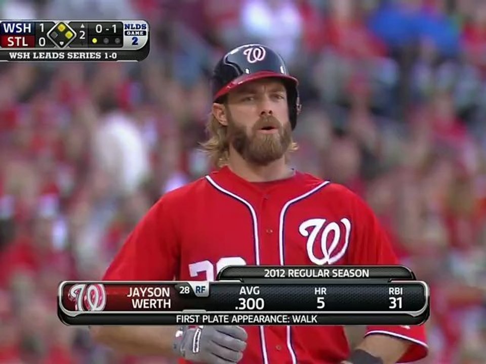 MLB 2012 NLDS Game 2 - Washington Nationals @ St. Louis Cardinals 111