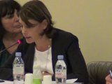 intervention de Karine Dognin-Sauze sur le Très haut débit lors du conseil du 8 octobre