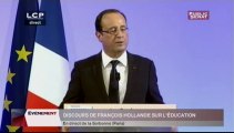 Discours de François Hollande sur l'éducation - 9 Octobre 2012