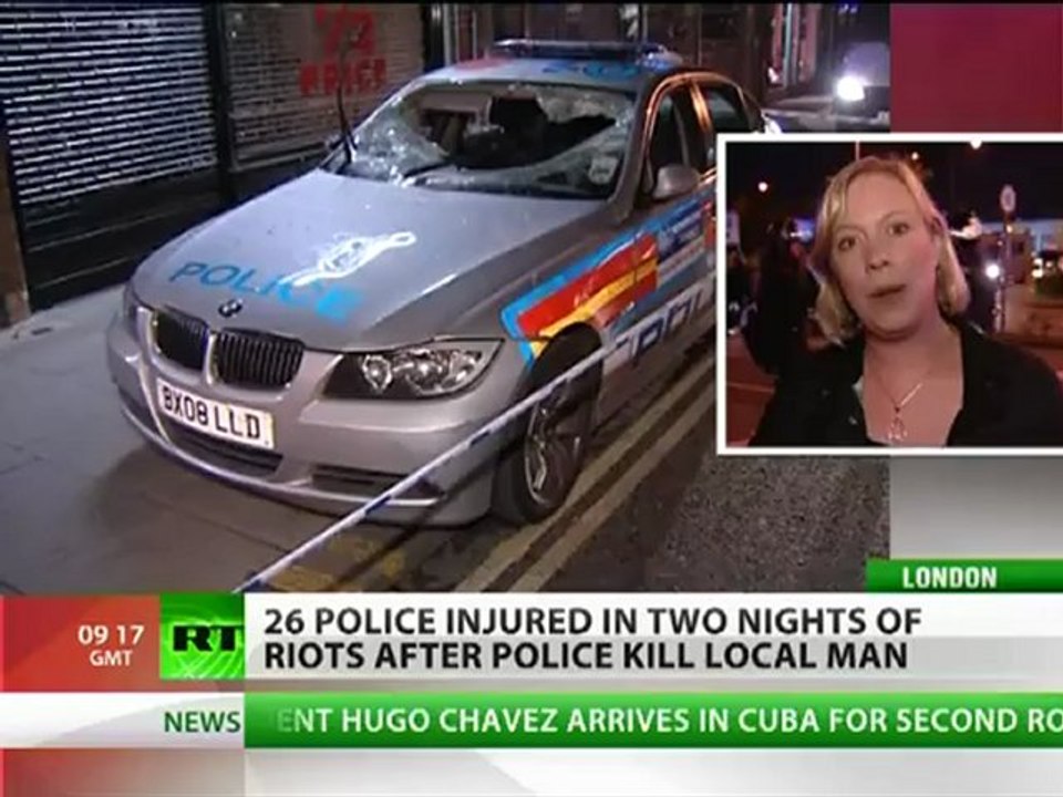UK chaos: RT in midst of Enfield, London riots