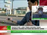 RT in Fukushima: Radiation 1000 times over normal outside no-go zone