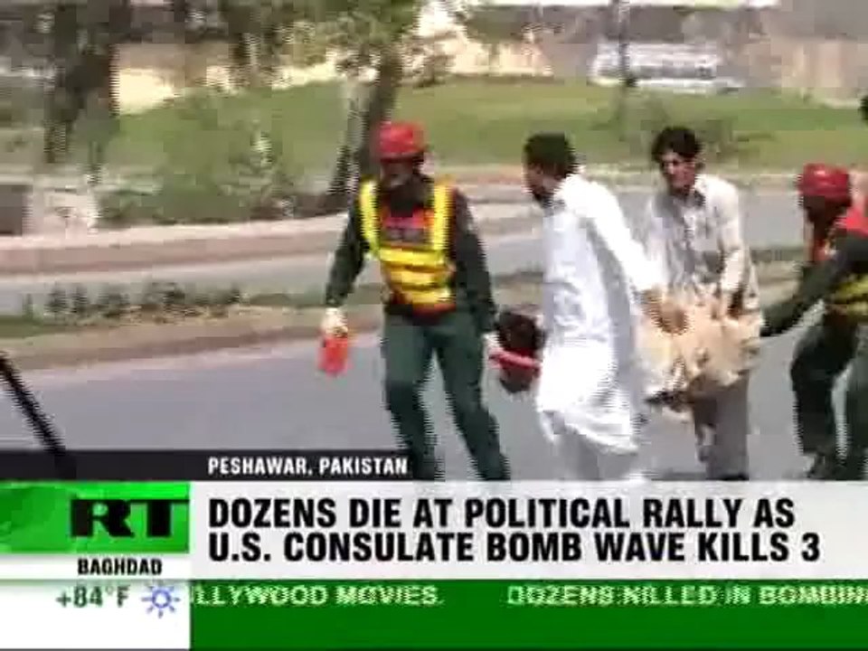 Deadly suicide bomb attacks hit US consulate in Peshawar, Pakistan