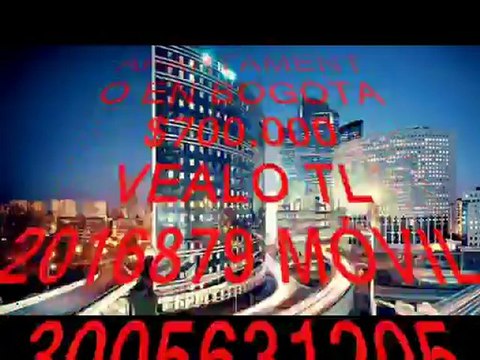 ARRIENDO APARTAMENTO EN BOGOTA TEL 2016879