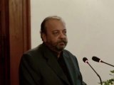 Minister for Local Government Sindh Agha Siraj Khan Durrani