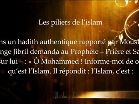 La croyance du muslim - les piliers de l'islam