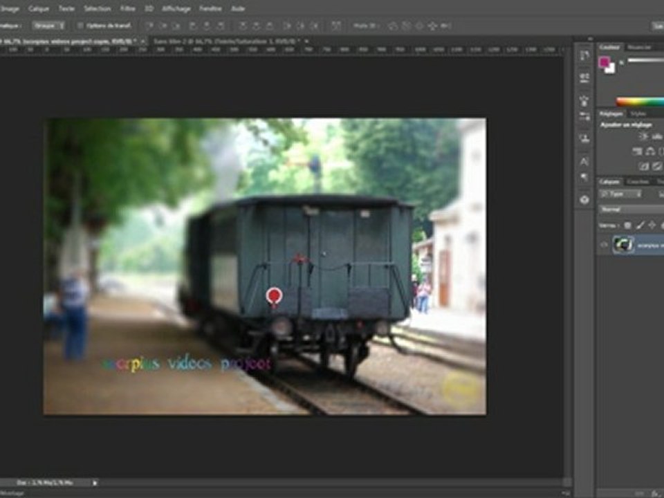 Tutoriel mettre du flou en profondeur sur une photo(PS6)
