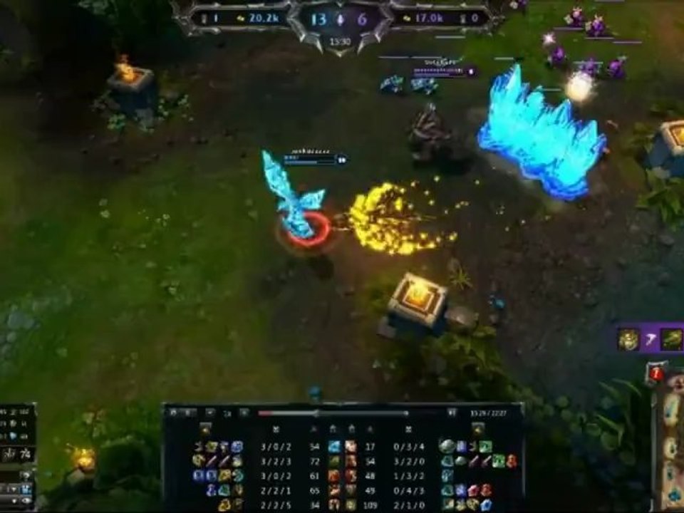 Anivia claque la porte au nez de Malphite - League of legends
