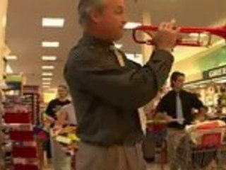 Grocery Store Marching Band Flash Mob