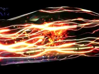 3D Mapping on a transparent Jaguar car Full HD - Race Sequence