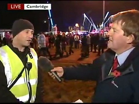 BBC Look East News Bonfire night events Guy Fawkes VS Hawaiian traditions & Hedgehogs