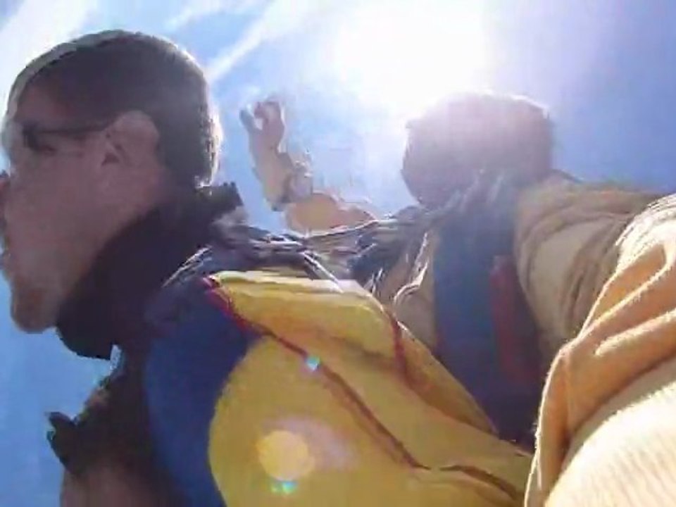 Saut en parachute de Jérôme